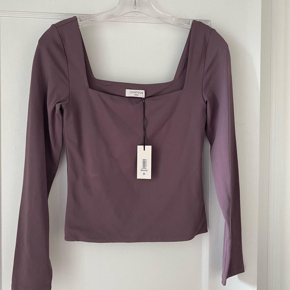 Aritzia Long Sleeve Top - Mauve